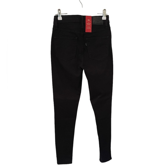 LEVI’S | NWT 721 High Rise Skinny Jeans in Black, Size 26 - Picture 7 of 14